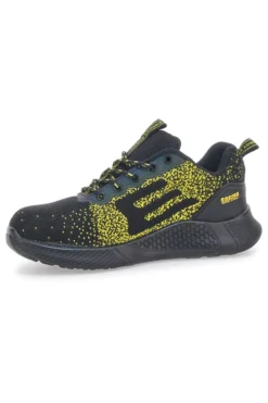 Scarpe antinfortunistiche nere e gialle S3S WR SR antistatiche Blue star BS170