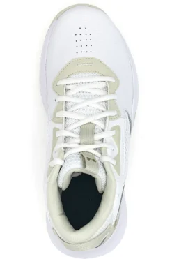 Scarpe basket bianche con inserti beige e suola ammortizzata Under Armour Lockdown 6