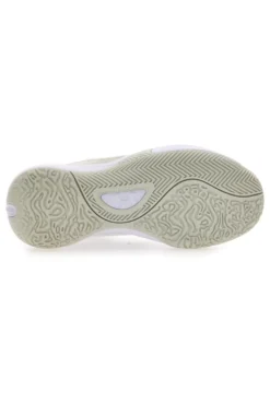 Scarpe basket bianche con inserti beige e suola ammortizzata Under Armour Lockdown 6