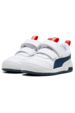 Scarpe bianche blu con chiusura a strappo Puma Multiflex 2 SL V Inf