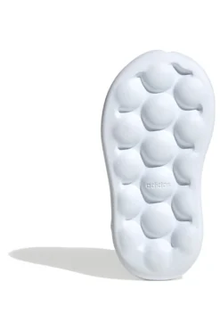 Scarpe bianche con strisce argento e suola Bubble memory Adidas Grand Court 2 CF I
