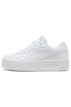 Scarpe bianche con suola platform Puma Court Lally Skye