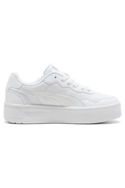 Scarpe bianche con suola platform Puma Court Lally Skye