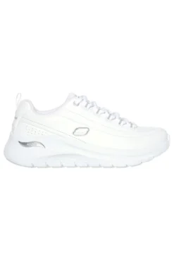 Scarpe bianche in pelle con supporto plantare Arch Fit Skechers ARCH FIT 2.0 STAR BOUND