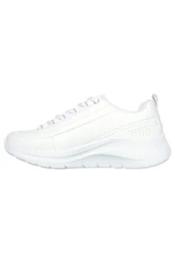 Scarpe bianche in pelle con supporto plantare Arch Fit Skechers ARCH FIT 2.0 STAR BOUND