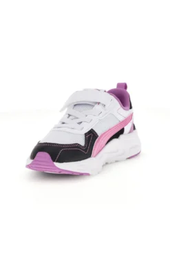 Scarpe bianche rosa nere con chiusura a strappo e lacci elastici Puma Trinity 2 LT Jelly Heaven AC+ PS