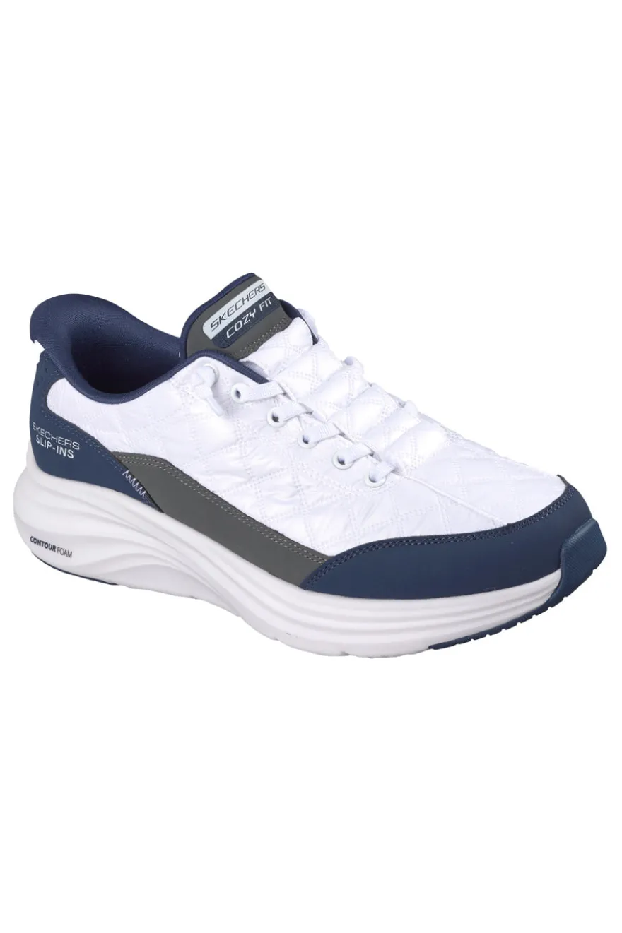 Scarpe bianche slip-on Contour Foam Cozy Fit Skechers