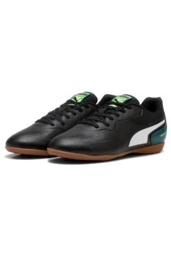 Scarpe calcetto nere con suola indoor Puma Truco III Jr