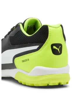 Scarpe calcio nere e giallo fluo in materiale sintetico Puma Truco III TT