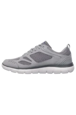 Scarpe da Allenamento Grigio con Tomaia in Pelle Skechers SUMMITS SOUTH RIM