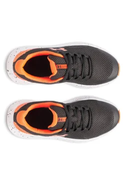Scarpe da Allenamento Nere e Arancioni UNDER AMOUR Grade School Surge 4