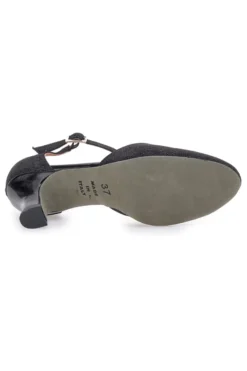 Scarpe da ballo nere con cinturino e tacco medio The First Dance 6334