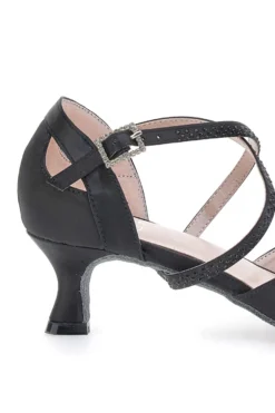 Scarpe da Ballo Nere Con Cinturini Incrociati Mon Dieu 1460502