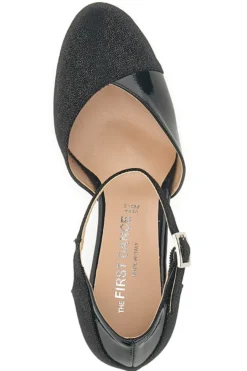 Scarpe da ballo nere con punta chiusa e cinturino The First Dance 6552