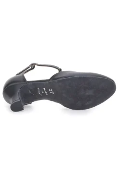 Scarpe da Ballo Nere con Tomaia Liscia e Tacco Basso MON DIEU MUSIQUE 12