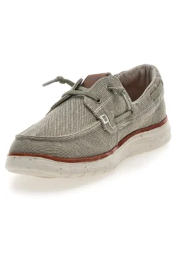 Scarpe da barca color cemento in tessuto Max dillan MXM618F08