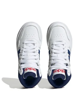 Scarpe da Basket Adidas Hoops Mid 3 K Bianche e Blu