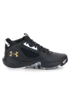 Scarpe da basket nere con suola grafica Under Armour GS Lockdown 6
