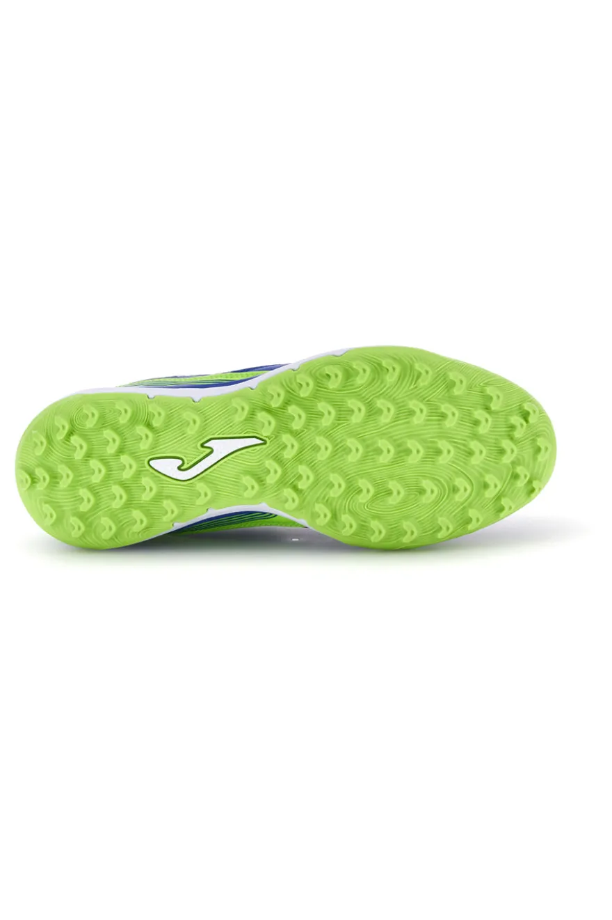 Scarpe da calcetto blu con inserti verdi Joma Gambeta 2603