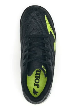 Scarpe da calcetto nere con dettagli lime Joma EVOLUTION JR 2501