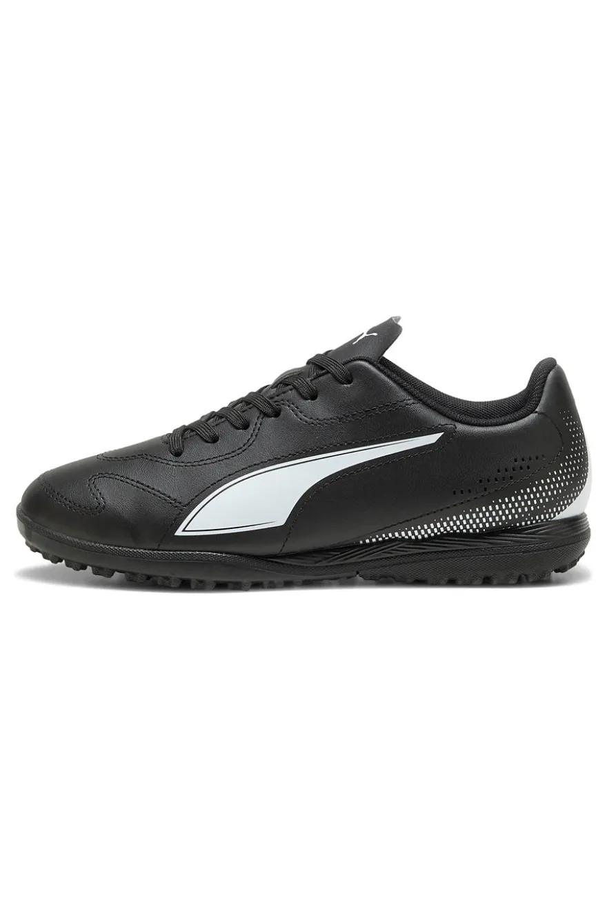 Scarpe da calcetto nere con suola turf Puma Vitoria II TT Jr