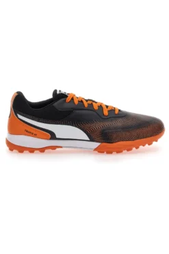 Scarpe da Calcetto Nere e Arancio Puma Truco III TT