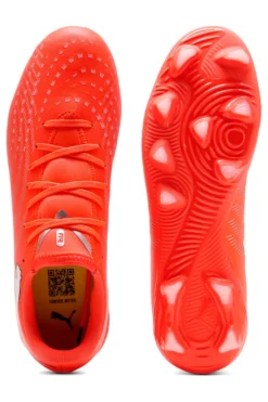 Scarpe da calcio arancioni per terreni naturali e campi sintetici Puma Future 9 Play FG/AG