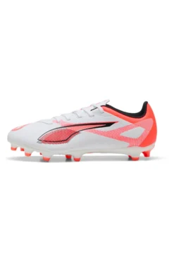 Scarpe da Calcio Bianche e Rosse con Tacchetti Puma ULTRA 5 PLAY FG/AG