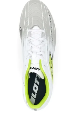 Scarpe da calcio bianche lime tacchetti LOTTO SOLISTA 700 IX