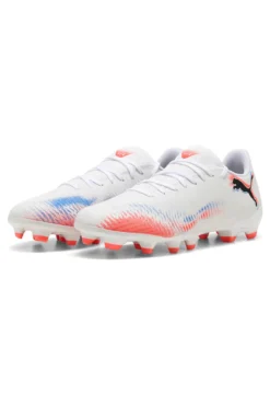 Scarpe da calcio bianche Puma Future 8 Play FG/AG