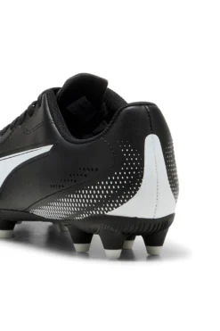 Scarpe da calcio nere con logo bianco Puma Vitoria II FG/AG Jr