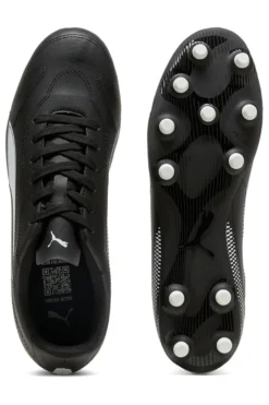Scarpe da calcio nere con tomaia sintetica Puma Vitoria II FG/AG