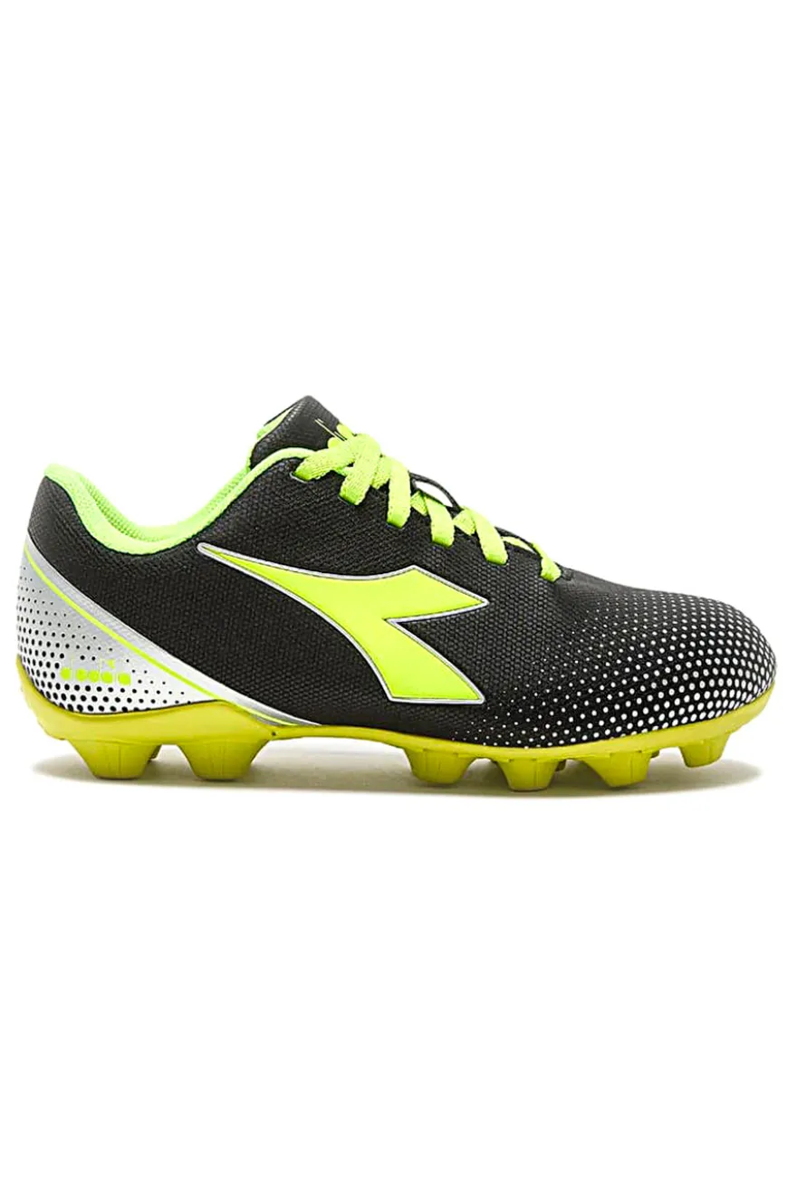 Scarpe da Calcio Nere e Gialle Diadora Pichichi 7 Md Jr