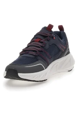 Scarpe da fitness Grigie e Rosse Champion Warrior Low Cut Shoe