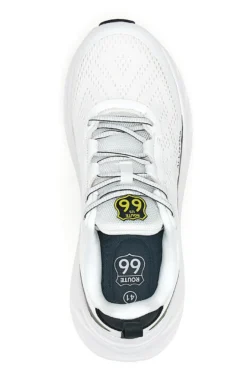 Scarpe da ginnastica bianche con dettagli neri Route 66 RO51038D