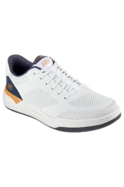 Scarpe da ginnastica bianche in tessuto Skechers Corliss Dorset