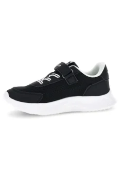 Scarpe da ginnastica nere e bianche con chiusura a strappo e memory foam Lotto RUN 90 AMF CL S