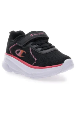 Scarpe da ginnastica nere in mesh con strappo Champion HRO J G PS Low Cut