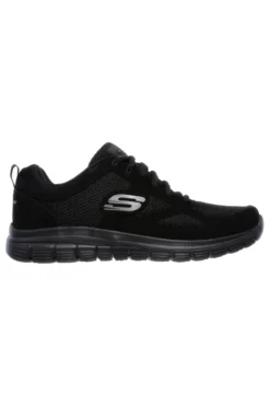 Scarpe da ginnastica nere in mesh e Memory Foam Skechers Burns - Agoura