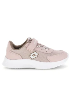 Scarpe da ginnastica rosa con chiusura a strappo e memory foam Lotto RUN 90 AMF CL S