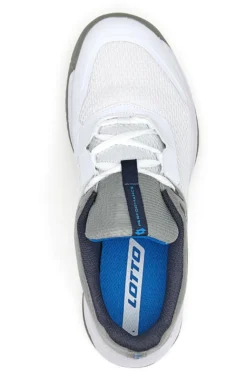 Scarpe da Padel Lotto Superrapida 600 Bianche e Grigie