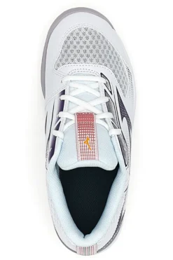 Scarpe da Pallavolo Bianche con Dettagli Viola Mizuno Cyclone Speed 4