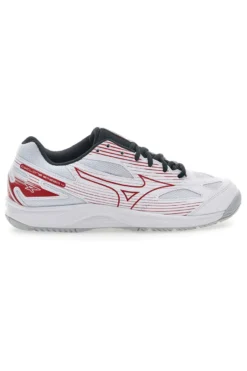 Scarpe da Pallavolo Bianche e Rosse Mizuno Cyclone Speed 4