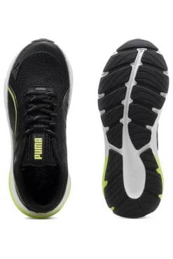 Scarpe da running nere bianche e verde lime Puma Cell Glare Jr