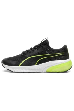 Scarpe da running nere bianche e verde lime Puma Cell Glare Jr