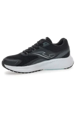 Scarpe da running nere in mesh con suola azzurra Joma Vitality Lady 2501