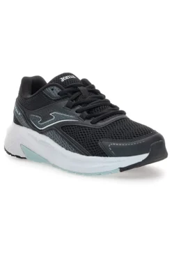 Scarpe da running nere in mesh con suola azzurra Joma Vitality Lady 2501