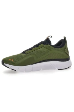 Scarpe da Running Verde Militare in Mesh Puma Flex Focus Lite