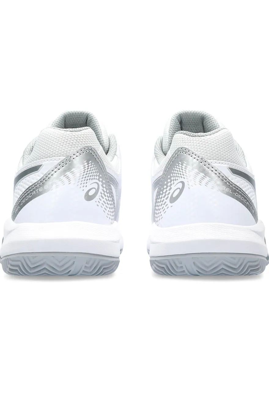 Scarpe da Tennis Bianche e Grigie Asics GEL-DEDICATE 8 CLAY