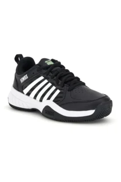 Scarpe da tennis nere in mesh traspirante K-swiss Court Express 2 Clay